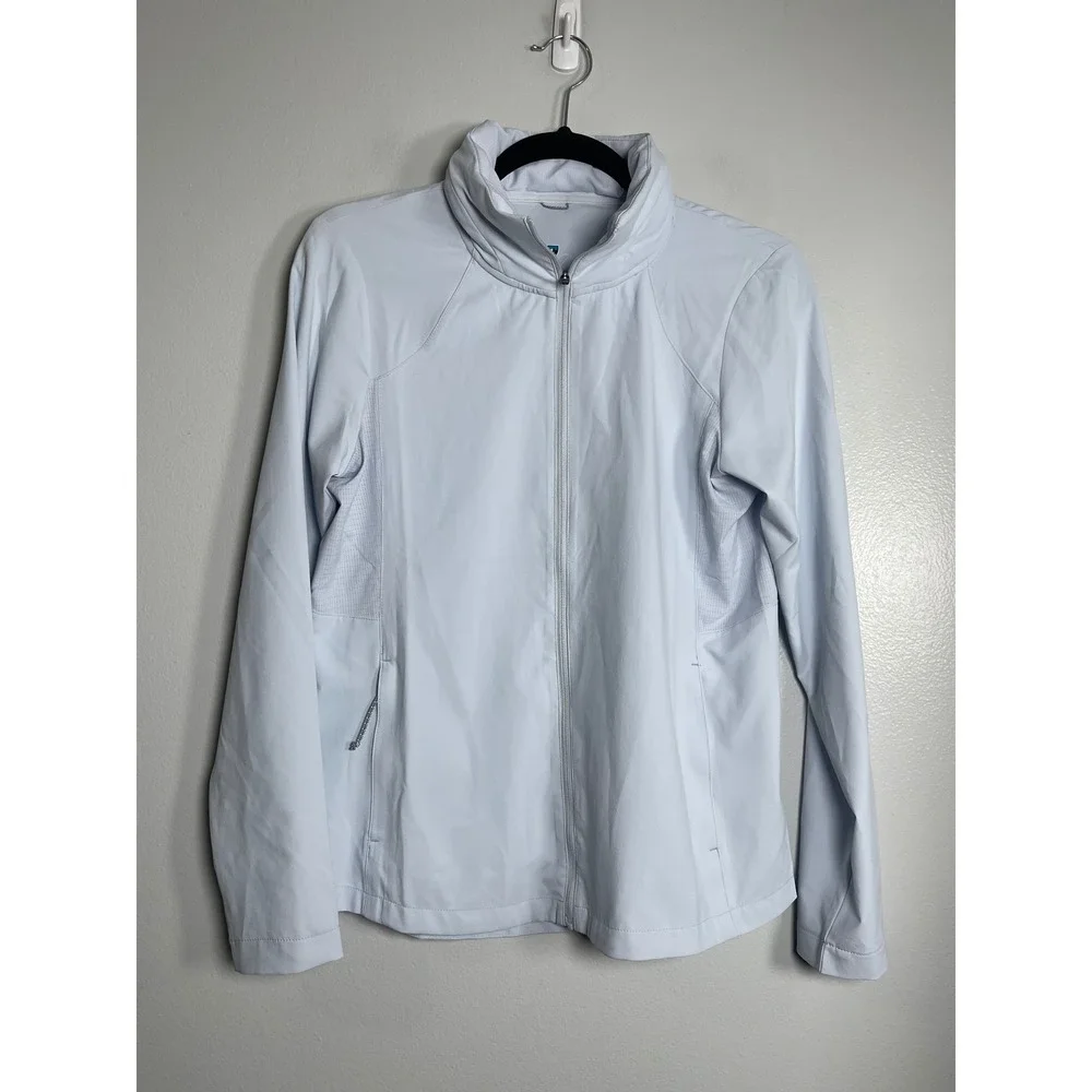 KUHL Bandita Full Zip Pullover Jacket Outer Layer Small Light Blue Gorpcore Hike